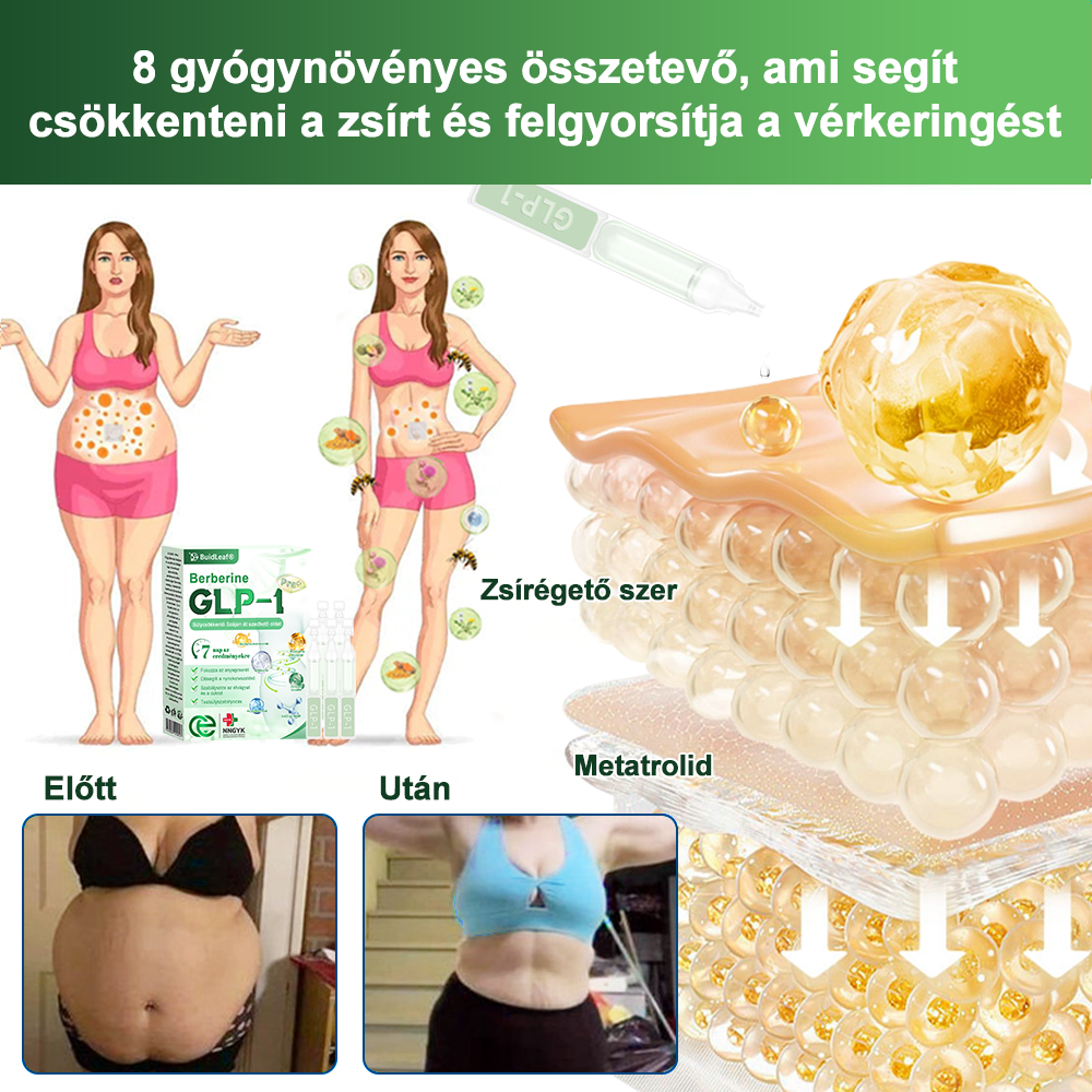 đđș Klinikai kutatĂĄsokkal igazolt | A BuildLeafÂź Berberine GLP-1 Pro SĂșlycsökkentĆ SzĂĄjon ĂĄt szedhetĆ oldat segĂthet a makacs sĂșlytöbblet, anyagcsere- Ă©s energiaproblĂ©mĂĄk kezelĂ©sĂ©ben, tĂĄmogatva a jobb közĂ©rzetet Ă©s vitalitĂĄst