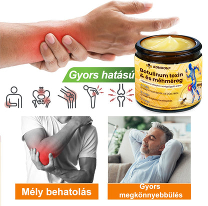 💧🐝ADNOON® Botulinum Toxin & Méhméreg Fájdalomcsillapító Csontgyógyító Krém👨‍⚕️A Magyar Ortopéd Társaság (MOT) Által Jóváhagyva