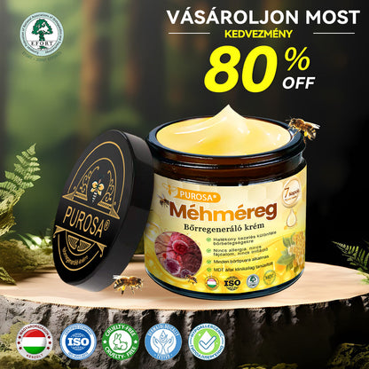 🐝 PUROSA® Méhméreg Fiatalító Krém｜ Átfogóan megoldja a makacs bőrproblémákat, mint például az öregedés, ekcéma, purpura, pikkelysömör stb.