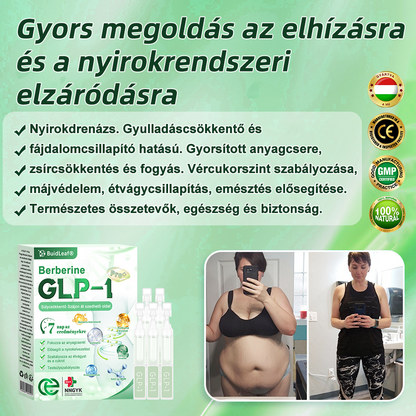 🇭🇺 Klinikai kutatásokkal igazolt | A BuildLeaf® Berberine GLP-1 Pro Súlycsökkentő Szájon át szedhető oldat segíthet a makacs súlytöbblet, anyagcsere- és energiaproblémák kezelésében, támogatva a jobb közérzetet és vitalitást